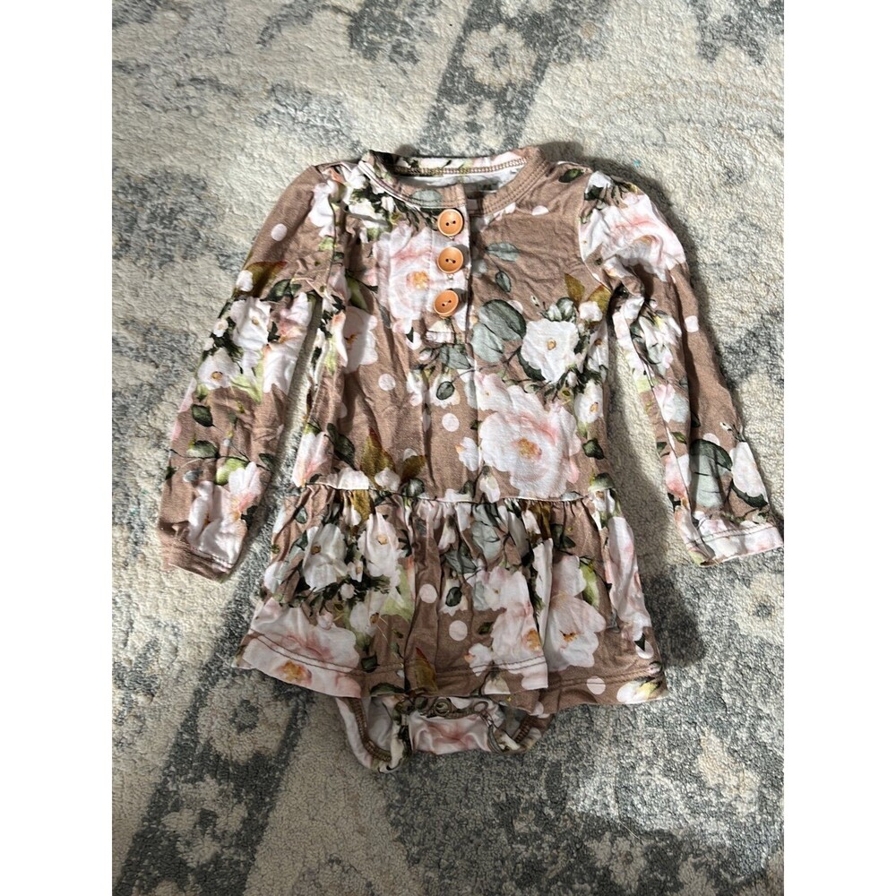 Dress Twirl Onesie Posh Peanut 3-6
